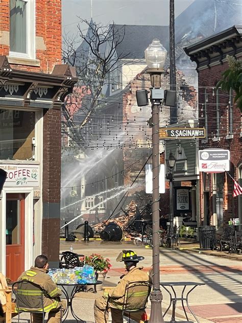 Photos Massive Fire Burns Buildings In Downtown Holly