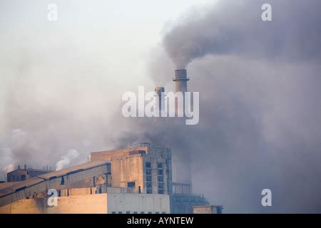 Pollution from a cement factory near New Delhi, India Stock Photo - Alamy