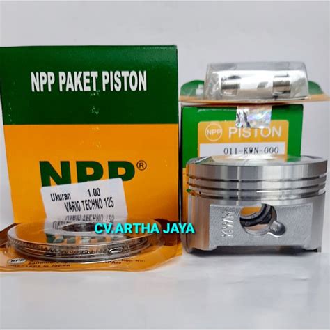 Jual PISTON KIT NPP HONDA VARIO 125 VARIO TECHNO 125 FI KWN KZR NEW