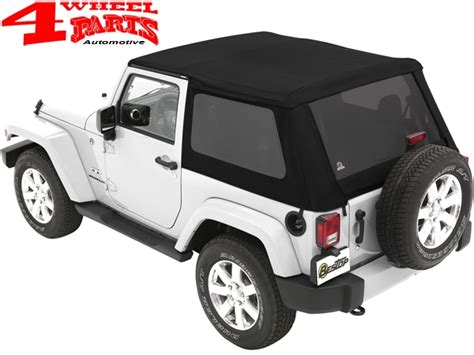 Trektop NX Plus Verdeck Softtop Bestop Black Twill Textil 3 Lagig Jeep