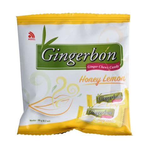 Gingerbon Honey Lemon Flavor Ginger Chewy Candy 20g Lazada Ph