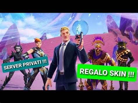 Live Fortnite Server Privati Regalo Skin A Chi Vince Youtube