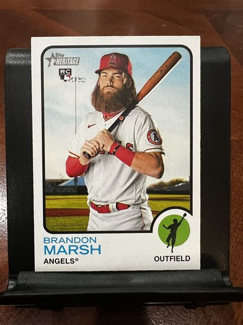 Topps Heritage Brandon Marsh Rc Angels Phillies Rookie