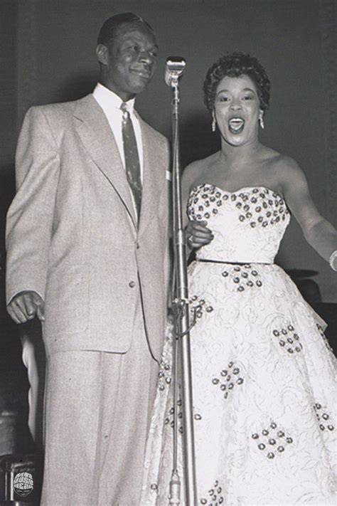 Photo Of Nat King Cole And Sarah Vaughan By Photographer William