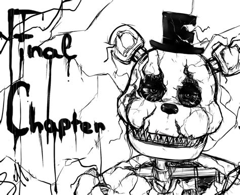 F Naf 4 Nightmare Coloring Pages Coloring Pages