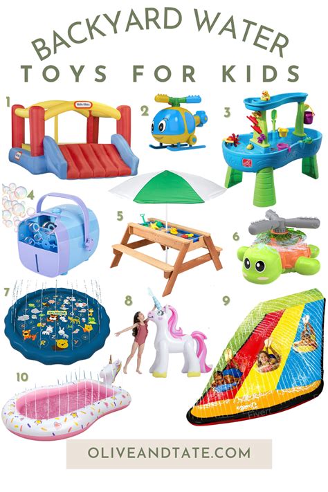 Backyard Water Toys For Kids Olive And Tate
