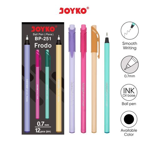 Jual Ball Pen Pulpen Pena Joyko Bp Frodo Mm Buah Pulpen