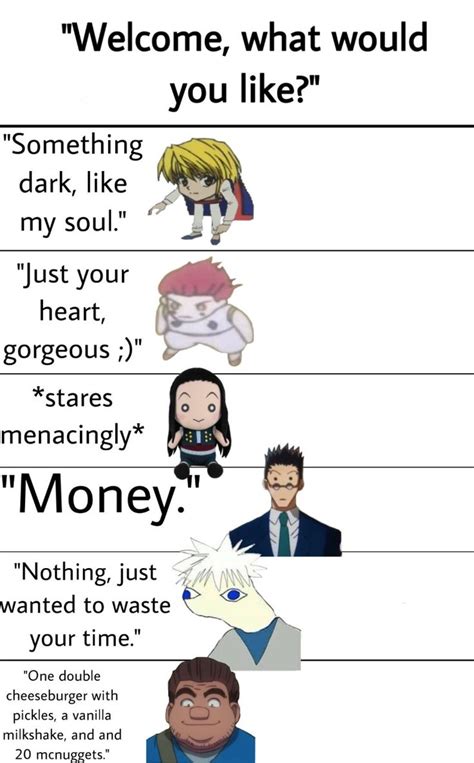 Pin By Odalys Escalera On Funny Hunter X Hunter In Hunterxhunter