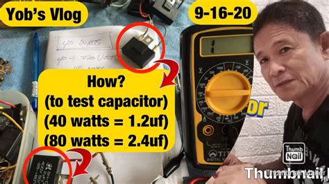 How To Check Microfarads On A Multimeter