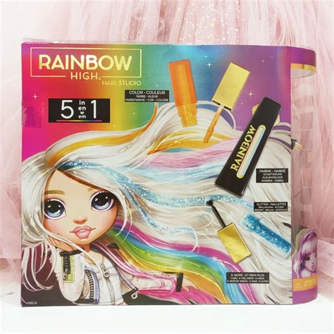 Rainbow High Hair Studio Create Rainbow Hair With Exclusive Doll