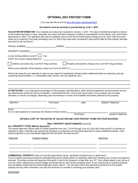 Denver Assessor Property Search 2020 2025 Form Fill Out And Sign Printable Pdf Template