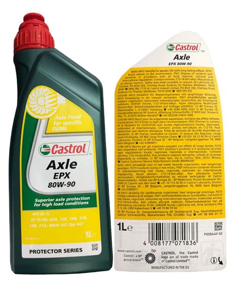 CASTROL AXLE EPX 80W 90 SLA PREPARAZIONI