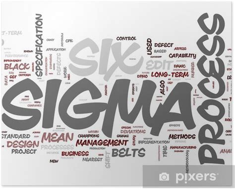 Poster Six Sigma Process Pixershk