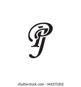 Pj Monogram Logo Images Stock Photos Vectors Shutterstock