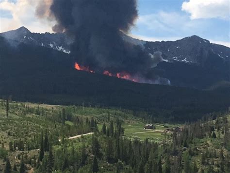 Map Large Wildfires Currently Burning In Colorado Denver