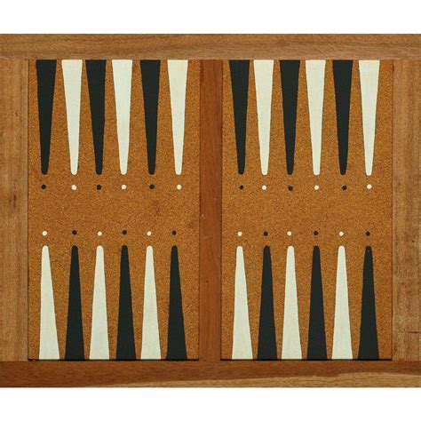 "Vintage Cork w/ Oak Trim Hand-Painted Backgammon Board" | Oak trim ...