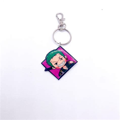 Roronoa Zoro Accessories Otaku Gift for Him Keychain Collection Anime