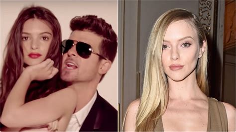 Model Who Starred In Robin Thickes Blurred Lines Video Recalls On