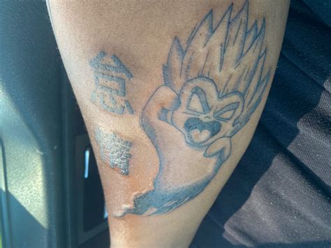 Gotenks Tattoo Idea Dragon Ball Z Tattoo Z Tattoo Leaf Tattoos