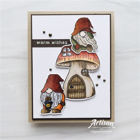 Stampin Fancy Friday Sketch Challenge With Kindest Gnomes Stampin