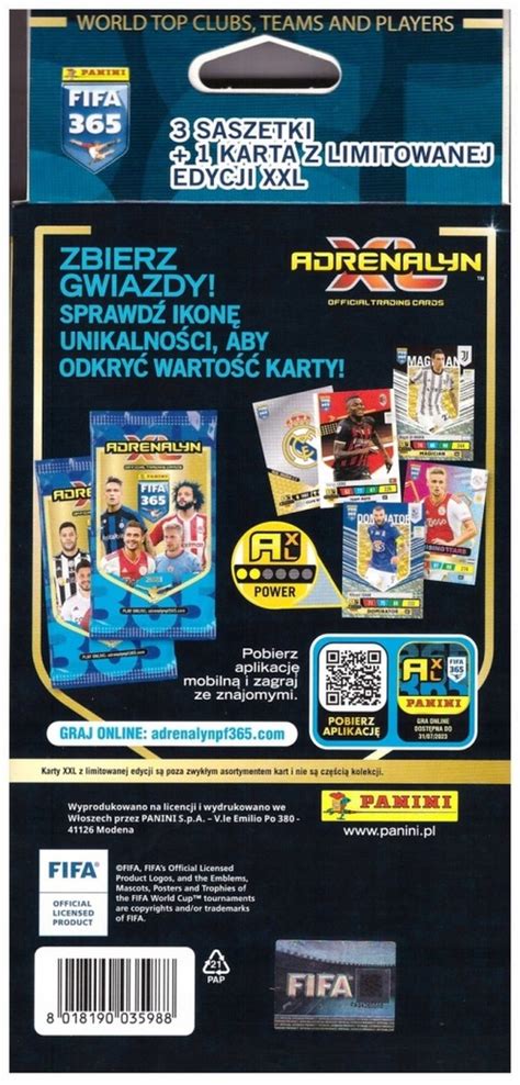 KARTY FIFA BLISTER XXL PIŁKARSKIE 365 PANINI 2023 13152298579