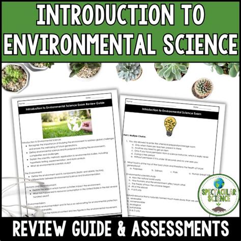 Introduction To Environmental Science Review Assessments