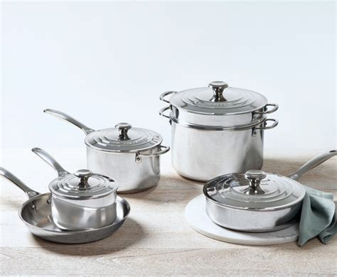 Le Creuset 10 Piece Stainless Steel Set Atlanta Grill Company