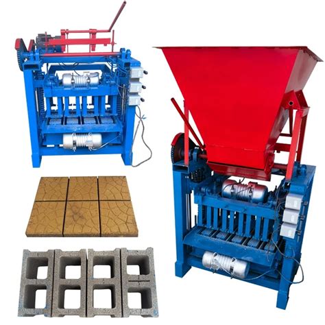 Interlocking Semi Automatic Cement Block Paving Brick Making Machine