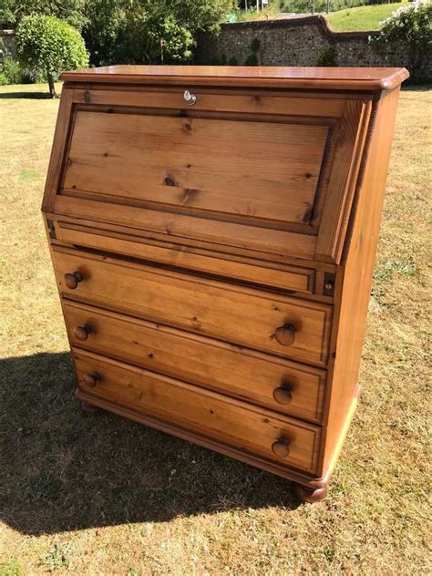 Wooden writing desk with drawers | in Cromer, Norfolk | Gumtree