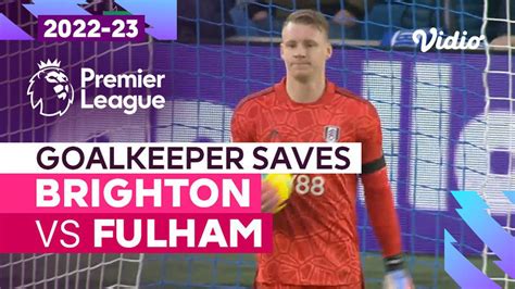 Aksi Penyelamatan Kiper Brighton Vs Fulham Premier League