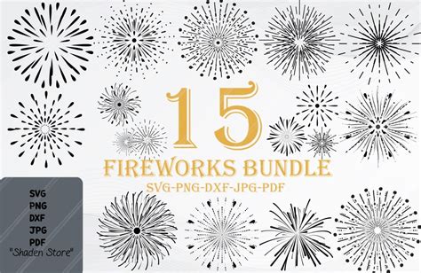 Fireworks Svg Bundle Graphic By Shaden Store · Creative Fabrica