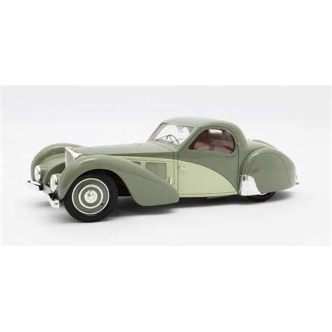 1 18 Bugatti T57sc Atalante 1937 зеленый 2тона Matrix Bugatti Modelki