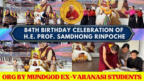 Mundgod Ex Varanasi Students Celebrate 84th Birthday Of H E Prof