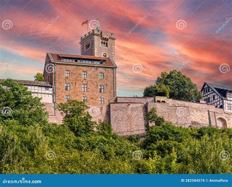 Wartburg Castle In Eisenach East Germany Stock Photo Image Of