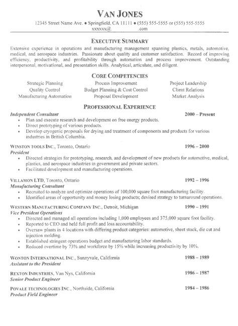 Consultant Sample Resume Sample Resumes Net