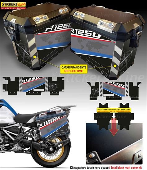 Kit Completo Adesivi Compatibili Valigie Bmw R Adv Exclusive Bags