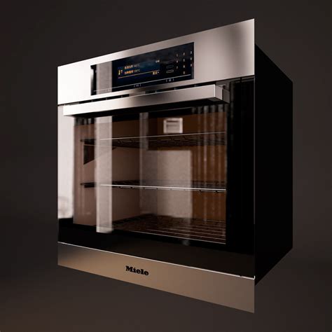 Miele H5881bp Oven 3d Model Max Obj Fbx Mtl