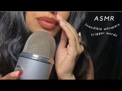 ASMR Cupped Inaudible Whisper Trigger Words Brain Melting