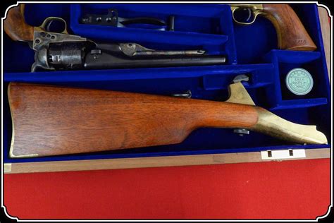 Colt 1860 Army Set Of Two Cased Model Us Cavalry