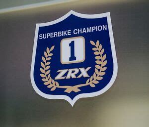 Kawasaki ZRX 1100 Eddie Lawson Superbike Champion Decal Sticker | eBay