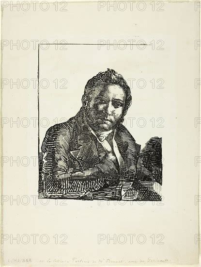 Portrait Of Auguste Brunet Jean Louis Andr Th Odore G Ricault