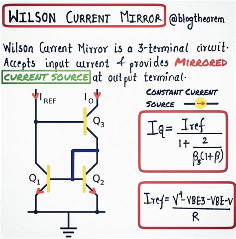 A Wilson Current Mirror Is A Three Terminal Circuit That Accepts An