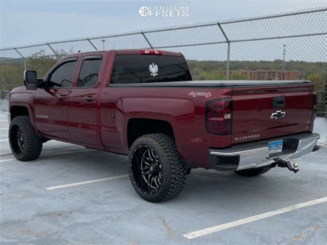 2017 Chevrolet Silverado 1500 With 22x12 44 Pure Grit Drive And 33 12 5r22 Fury Offroad Country