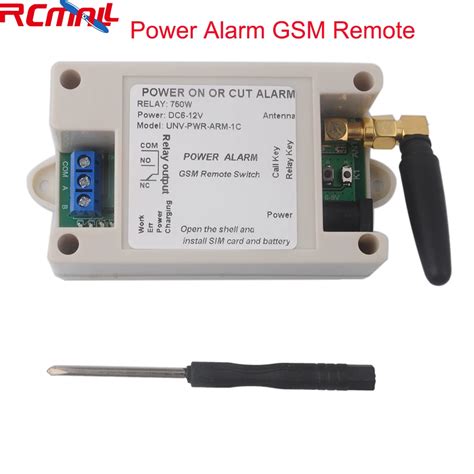 1 Channel Relay Module Sms Call Gsm Remote Control Switch Power On Or