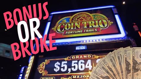 Bonus Time On Coin Trio Fortune Trails Slot Machine 🐲 Youtube