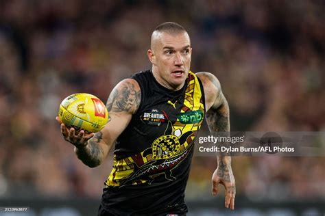 Dustin Martin Of The Tigers In Action During The 2024 Afl Round 11