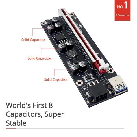 Tishric Ver S Plus Pcie Riser Card S Pci E Pci Express