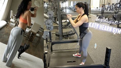 LEG WORKOUT AT KATY HEARN GYM Vlog YouTube