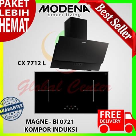 Jual Paket Kompor Tanam Listrik Induksi Modena Magne Bi 0721 Dan Cx