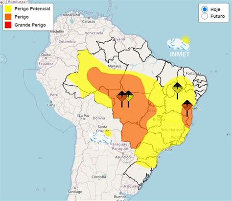 Inmet Emite Novo Alerta De Perigo Para Chuvas Intensas No Brasil